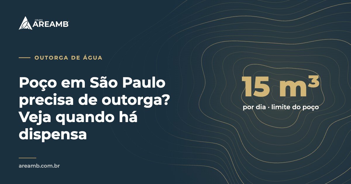 Capa do artigo sobre outorga de poço em São Paulo e uso insignificante